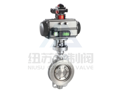 D673H气动硬密封蝶阀